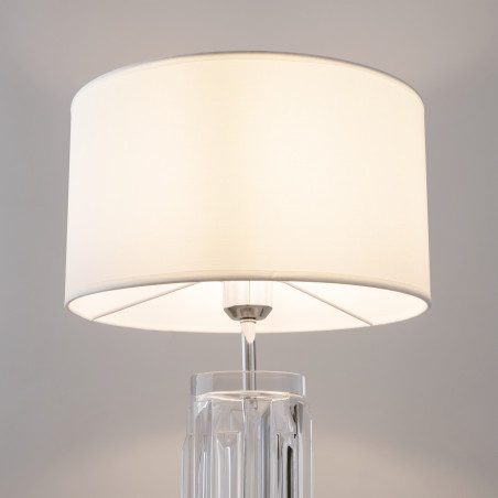 Lampa stołowa bawełniana chromowana MOD304TL-01CH z serii Muse - Lampy Maytoni