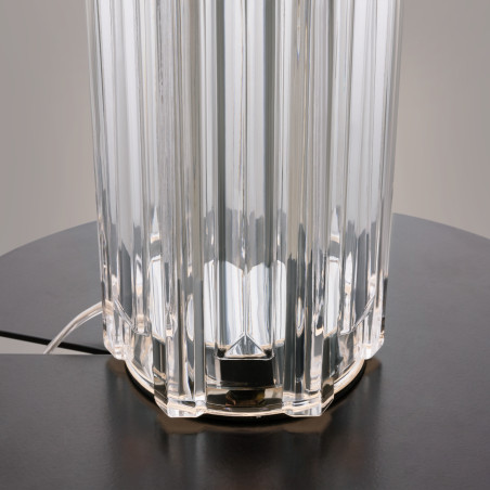 Lampa stołowa bawełniana chromowana MOD304TL-01CH z serii Muse - Lampy Maytoni