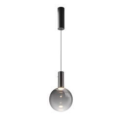 Lampa wisząca szklana czarna MOD182PL-L4B3K z serii Nebula - Lampy Maytoni