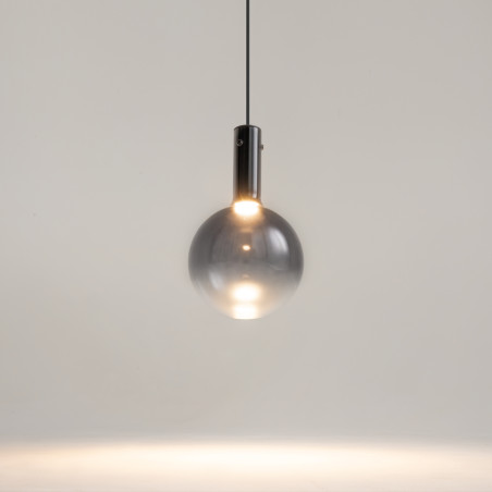 Lampa wisząca szklana czarna MOD182PL-L4B3K z serii Nebula - Lampy Maytoni