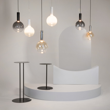 Lampa wisząca szklana biała MOD182PL-L4W3K z serii Nebula - Lampy Maytoni