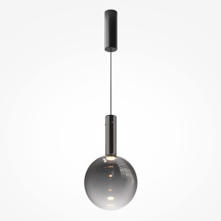 Lampa wisząca szklana czarna MOD182PL-L6B3K z serii Nebula - Lampy Maytoni