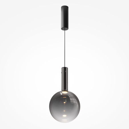 Lampa wisząca szklana czarna MOD182PL-L6B3K z serii Nebula - Lampy Maytoni
