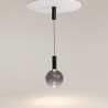 Lampa wisząca szklana czarna MOD182PL-L6B3K z serii Nebula - Lampy Maytoni