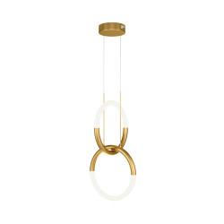 Lampa wisząca akrylowa złota MOD165PL-L18G3K z serii Node - Lampy Maytoni