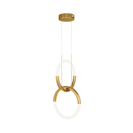 Lampa wisząca akrylowa złota MOD165PL-L18G3K z serii Node - Lampy Maytoni