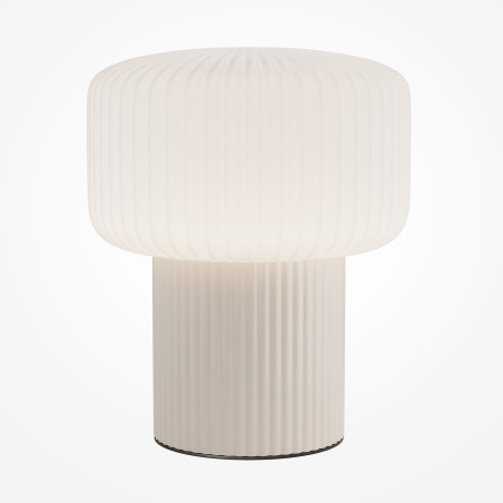 Lampa stołowa szklana beżowa MOD404TL-01BG z serii Omaggio - Lampy Maytoni