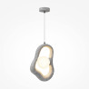 Lampa wisząca szklana szara MOD380PL-01GR z serii Opus - Lampy Maytoni