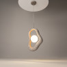 Lampa wisząca szklana szara MOD380PL-01GR z serii Opus - Lampy Maytoni