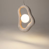 Lampa wisząca szklana szara MOD380PL-01GR z serii Opus - Lampy Maytoni