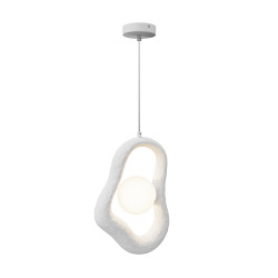 Lampa wisząca szklana biała MOD380PL-01W z serii Opus - Lampy Maytoni