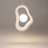 Lampa wisząca szklana biała MOD380PL-01W z serii Opus - Lampy Maytoni