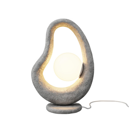 Lampa stołowa szklana szara MOD380TL-01GR z serii Opus - Lampy Maytoni