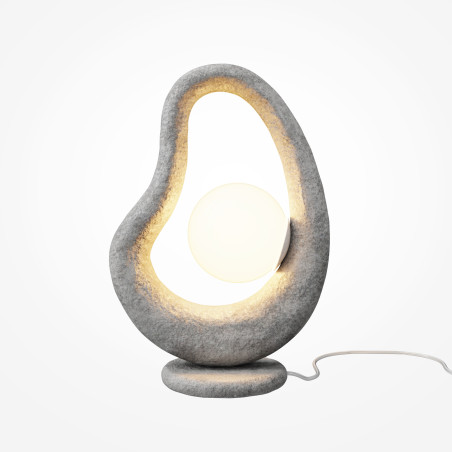 Lampa stołowa szklana szara MOD380TL-01GR z serii Opus - Lampy Maytoni