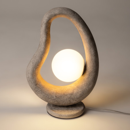 Lampa stołowa szklana szara MOD380TL-01GR z serii Opus - Lampy Maytoni