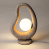 Lampa stołowa szklana szara MOD380TL-01GR z serii Opus - Lampy Maytoni