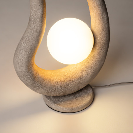 Lampa stołowa szklana szara MOD380TL-01GR z serii Opus - Lampy Maytoni