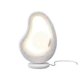 Lampa stołowa szklana biała MOD380TL-01W z serii Opus - Lampy Maytoni