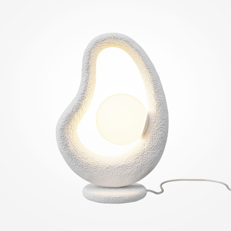 Lampa stołowa szklana biała MOD380TL-01W z serii Opus - Lampy Maytoni