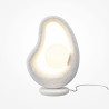 Lampa stołowa szklana biała MOD380TL-01W z serii Opus - Lampy Maytoni