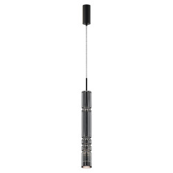 Lampa wisząca szklana czarna MOD272PL-L12B3K z serii Ordo - Lampy Maytoni