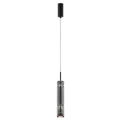 Lampa wisząca szklana czarna MOD272PL-L12B3K1 z serii Ordo - Lampy Maytoni