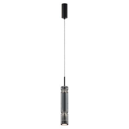 Lampa wisząca szklana czarna MOD272PL-L12B3K1 z serii Ordo - Lampy Maytoni