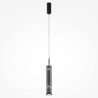 Lampa wisząca szklana czarna MOD272PL-L12B3K1 z serii Ordo - Lampy Maytoni