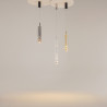 Lampa wisząca szklana czarna MOD272PL-L12B3K1 z serii Ordo - Lampy Maytoni