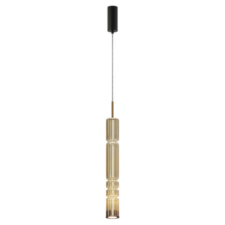 Lampa wisząca szklana czarna MOD272PL-L12BS3K z serii Ordo - Lampy Maytoni