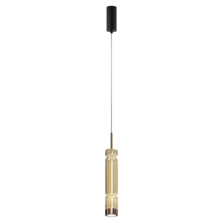 Lampa wisząca szklana czarna MOD272PL-L12BS3K1 z serii Ordo - Lampy Maytoni