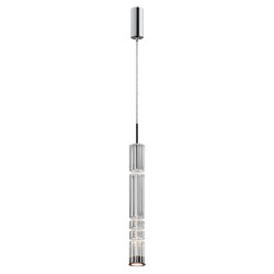 Lampa wisząca szklana chromowana MOD272PL-L12CH3K z serii Ordo - Lampy Maytoni