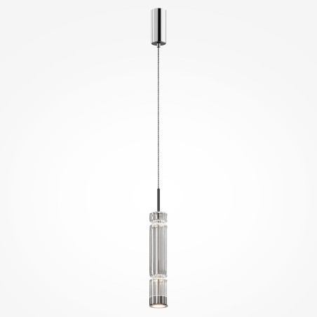 Lampa wisząca szklana chromowana MOD272PL-L12CH3K1 z serii Ordo - Lampy Maytoni