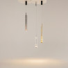Lampa wisząca szklana chromowana MOD272PL-L12CH3K1 z serii Ordo - Lampy Maytoni