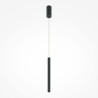 Lampa wisząca aluminiowa czarna MOD159PL-L6B4K2 z serii Pro Base - Lampy Maytoni