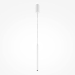 Lampa wisząca aluminiowa biała MOD159PL-L6W4K2 z serii Pro Base - Lampy Maytoni