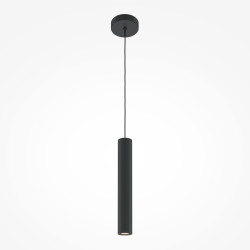 Lampa wisząca aluminiowa czarna MOD161PL-01B1 z serii Pro Focus - Lampy Maytoni