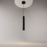 Lampa wisząca aluminiowa czarna MOD161PL-01B1 z serii Pro Focus - Lampy Maytoni