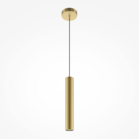 Lampa wisząca aluminiowa złota MOD161PL-01G1 z serii Pro Focus - Lampy Maytoni