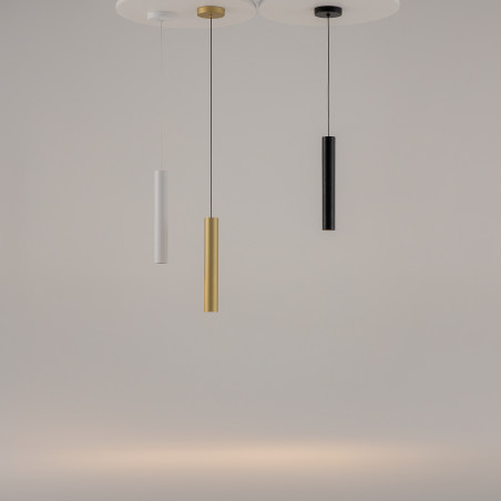 Lampa wisząca aluminiowa złota MOD161PL-01G1 z serii Pro Focus - Lampy Maytoni