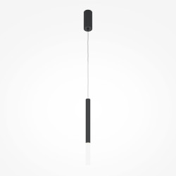 Lampa wisząca akrylowa czarna MOD157PL-L6B4K1 z serii Pro Shade - Lampy Maytoni