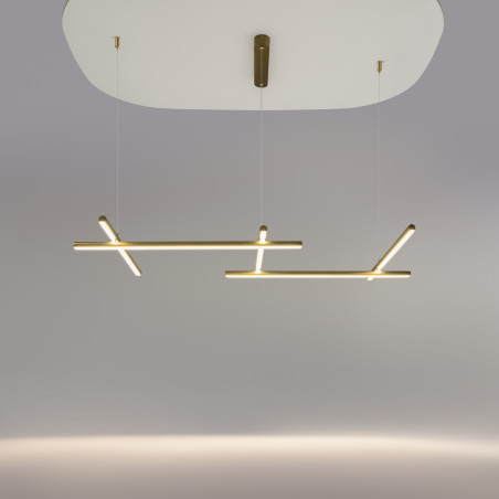 Lampa wisząca silikonowa złota MOD278PL-L50G3K z serii Radiance - Lampy Maytoni
