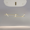 Lampa wisząca silikonowa złota MOD278PL-L50G3K z serii Radiance - Lampy Maytoni