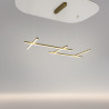Lampa wisząca silikonowa złota MOD278PL-L50G3K z serii Radiance - Lampy Maytoni