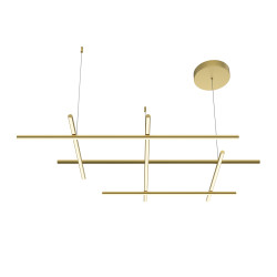 Lampa wisząca silikonowa złota MOD278PL-L86G3K z serii Radiance - Lampy Maytoni