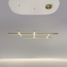 Lampa wisząca silikonowa złota MOD278PL-L86G3K z serii Radiance - Lampy Maytoni