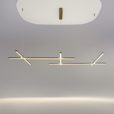 Lampa wisząca silikonowa złota MOD278PL-L86G3K1 z serii Radiance - Lampy Maytoni