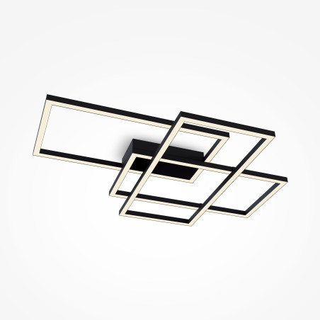 Plafon akrylowy czarny MOD016CL-L80BK z serii Rida - Lampy Maytoni