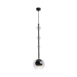 Lampa wisząca szklana czarna MOD227PL-01B z serii Ros - Lampy Maytoni
