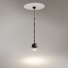Lampa wisząca szklana czarna MOD227PL-01B z serii Ros - Lampy Maytoni